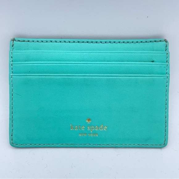 Kate Spade Wallet/Card Holder OS Tiffany Blue - Picture 4 of 15
